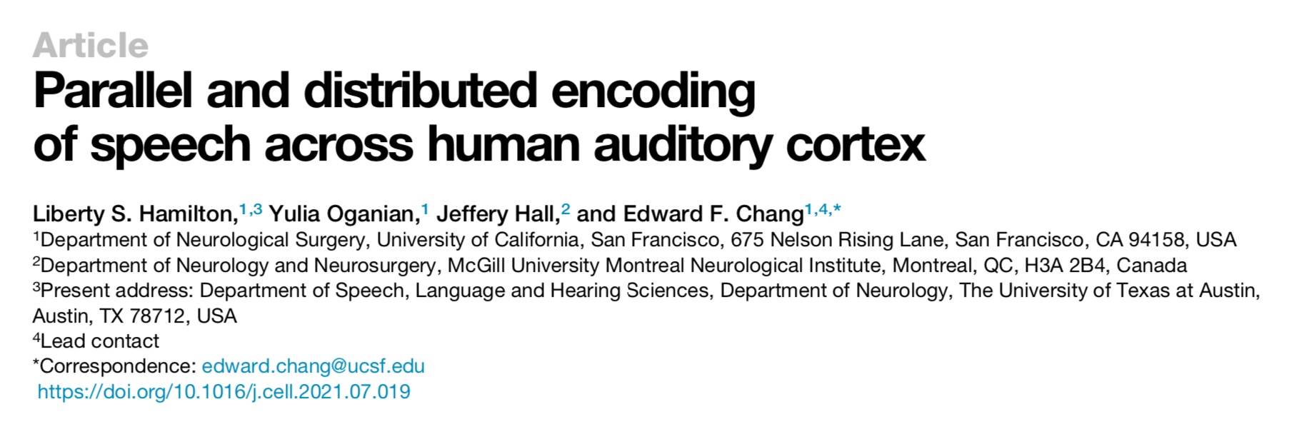 听觉|7年内9名参与者植入电极，神经学家提出大脑处理语音新理论
