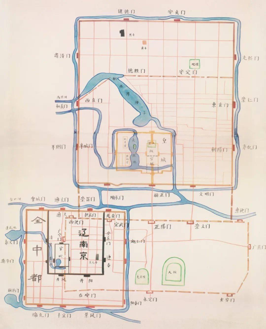 金中都公园地图图片