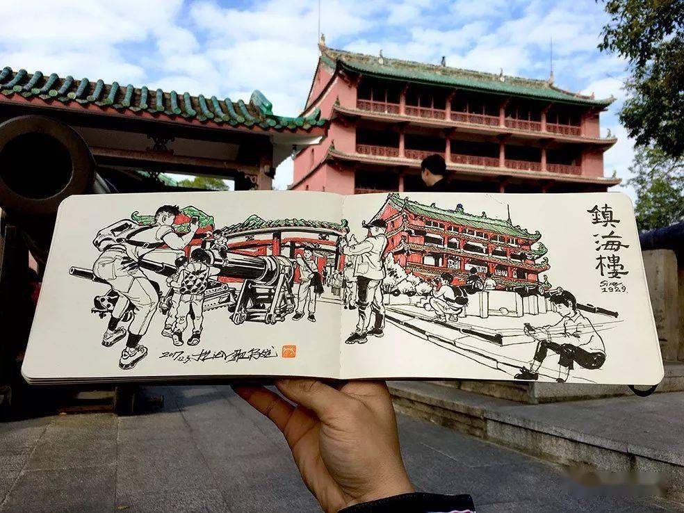 边走边画:"广州味道"——肥斌仔
