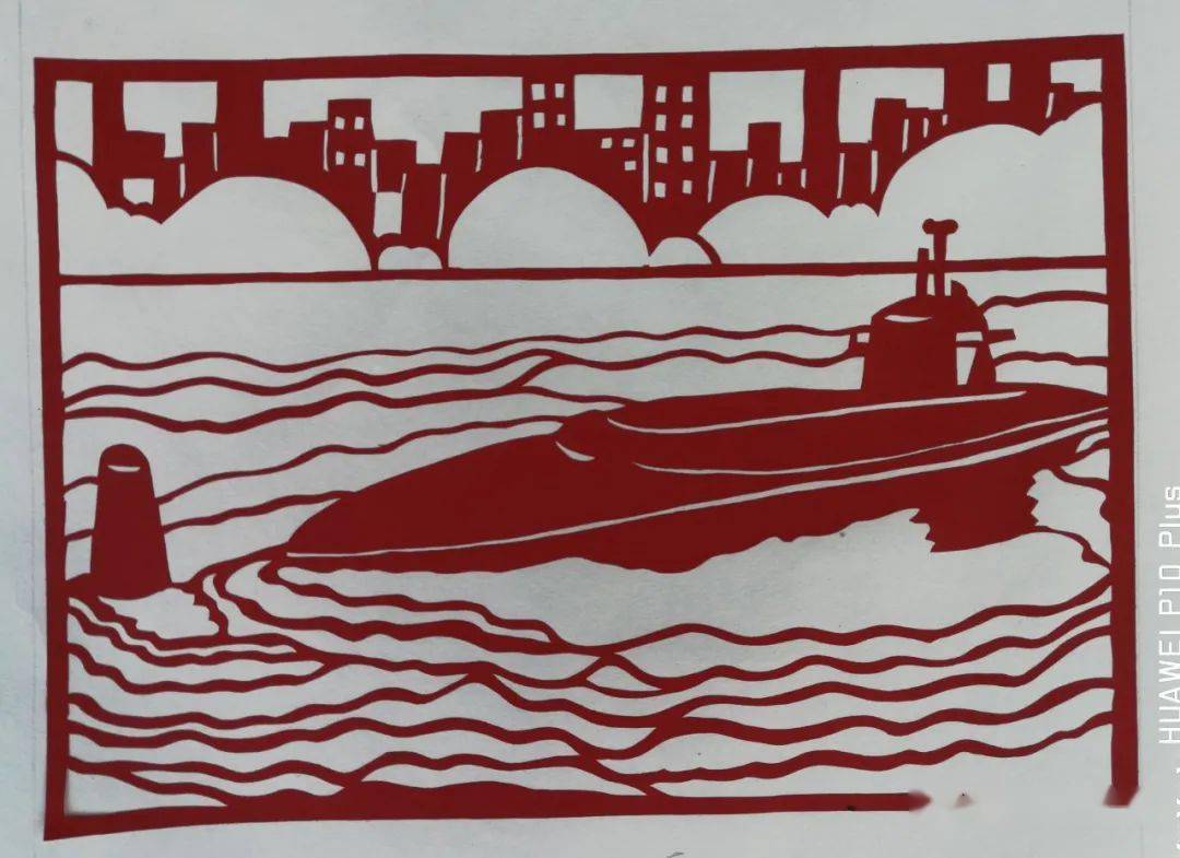 辽宁马墨荣创作百年辉煌剪纸作品献礼建党百年