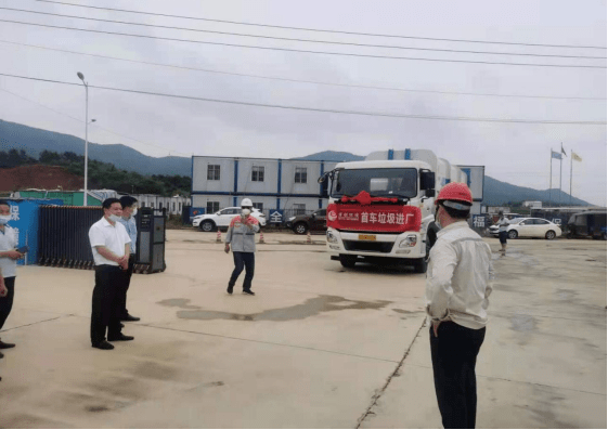 都昌县生活垃圾焚烧发电厂开始运营,首车垃圾正式进厂