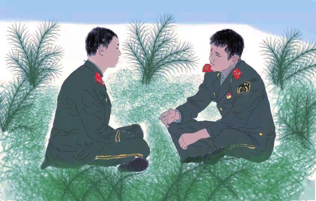 最关心我的老班长就要退伍了