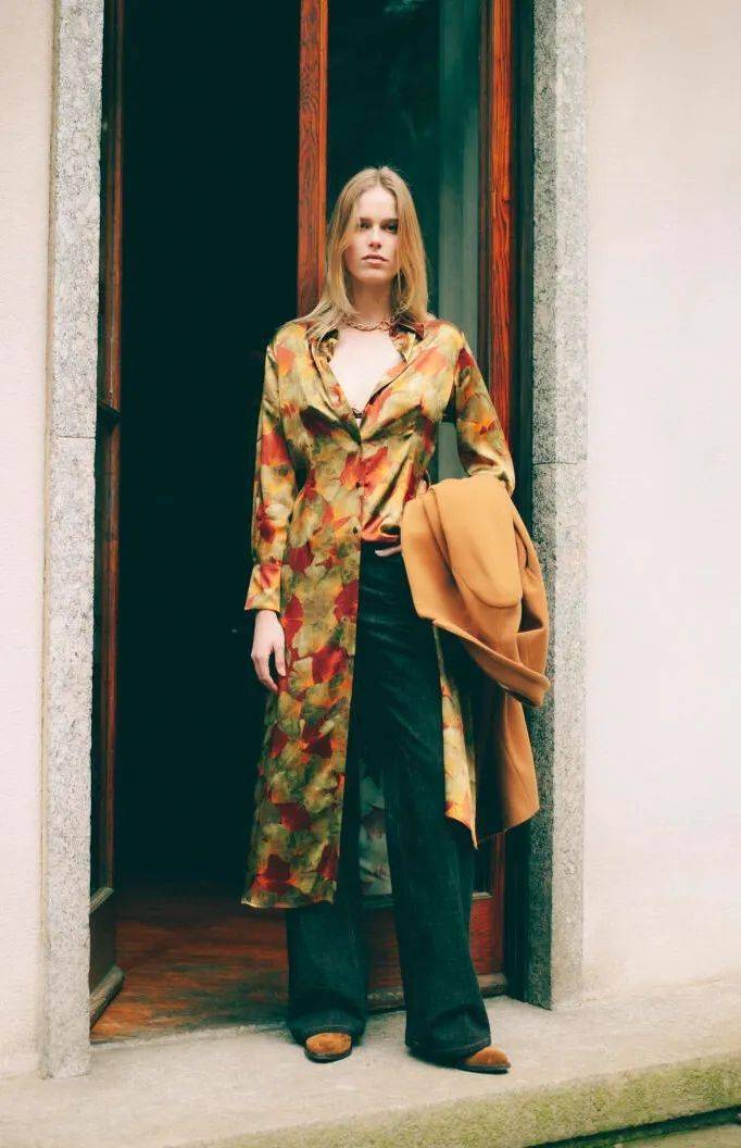 视觉|“衬衫 + 阔腿裤”才是真爱CP呀，夏末初秋就这样穿!