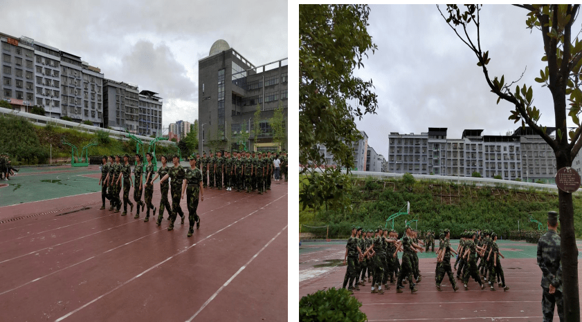 銅仁一中2021級高一新生軍訓簡報第2期——金秋細雨來,少年意氣揚