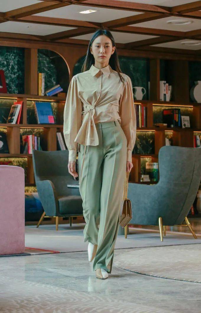视觉|“衬衫 + 阔腿裤”才是真爱CP呀，夏末初秋就这样穿!