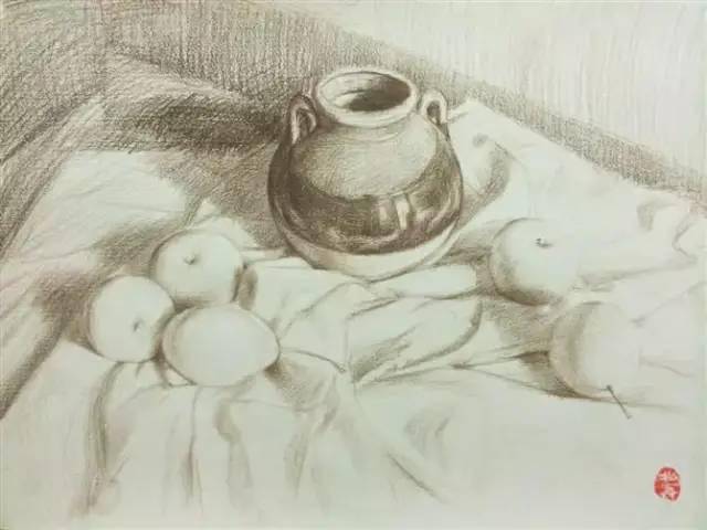 彩铅静物组合步骤图，彩铅静物画步骤图片_搜狐网