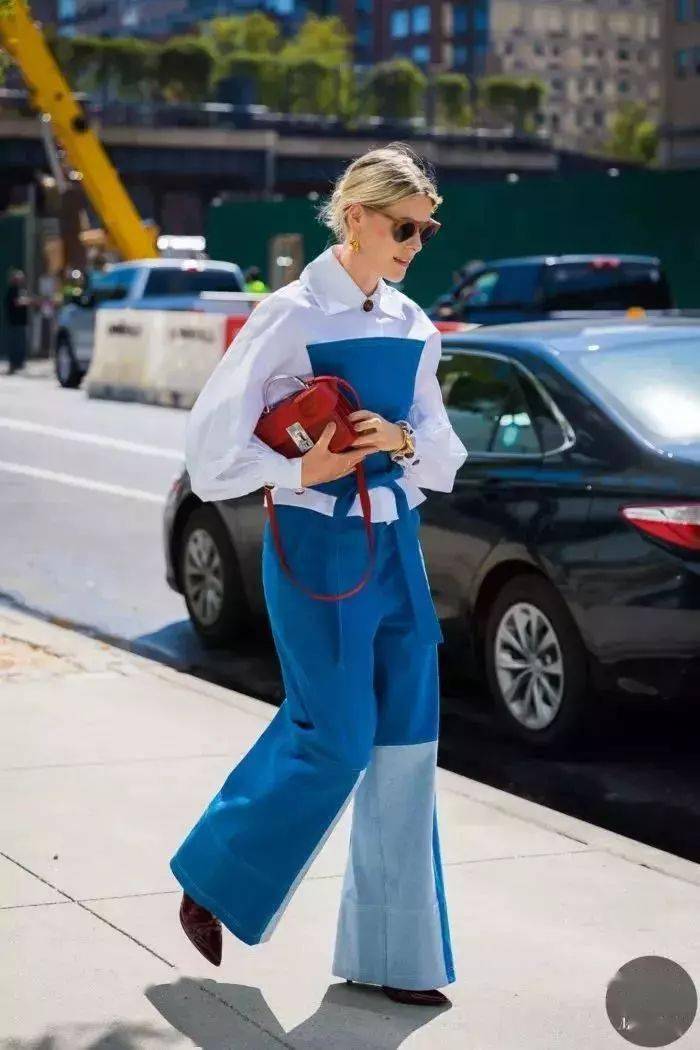 视觉|“衬衫 + 阔腿裤”才是真爱CP呀，夏末初秋就这样穿!