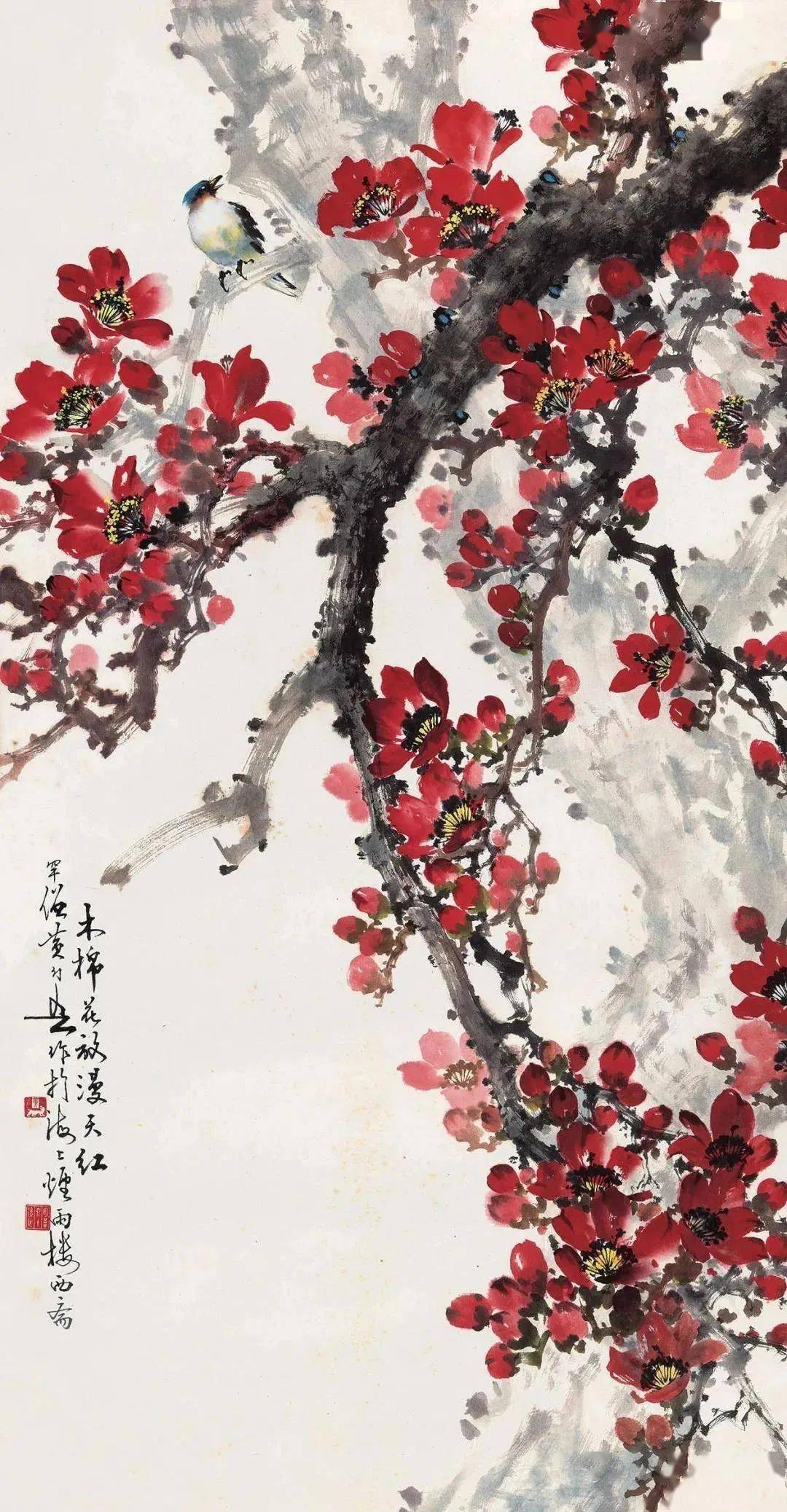 岭南名家黄幻吾花鸟画笔墨润彩熔铸一炉功夫独到画面真切动人