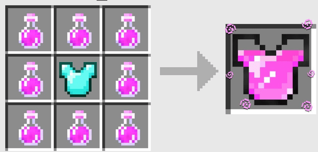 胸甲的,与众不同的是,并非桶装岩浆也并不是岩浆块,而是和钻石一样