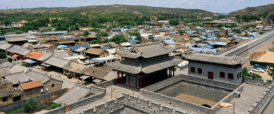 神木市高家堡古城疊翠園酒店黃河驛站紅鹼淖風景區陝北民俗文化大觀園