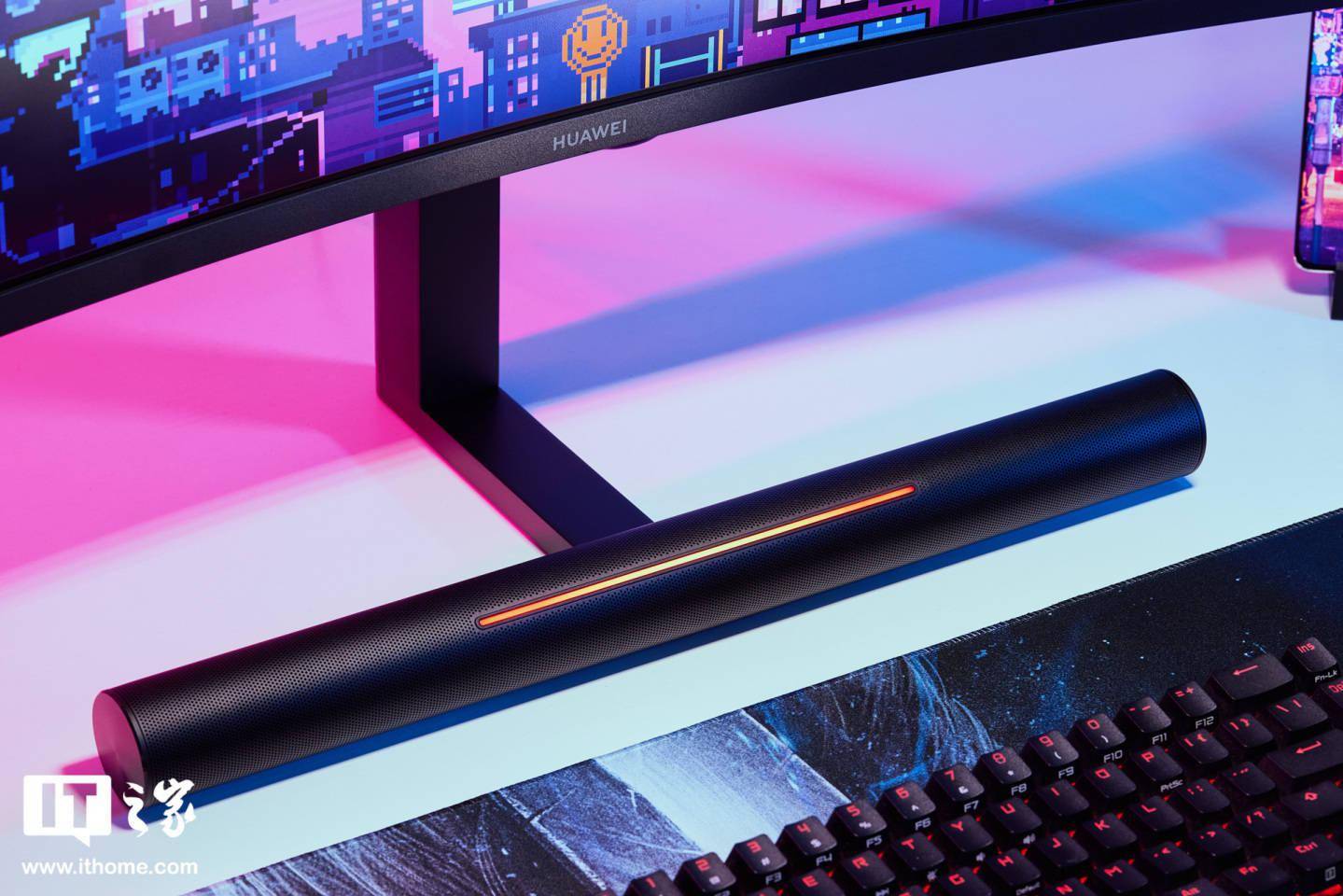 华为mateviewgt曲面显示器图赏1500r大曲率沉浸式游戏体验