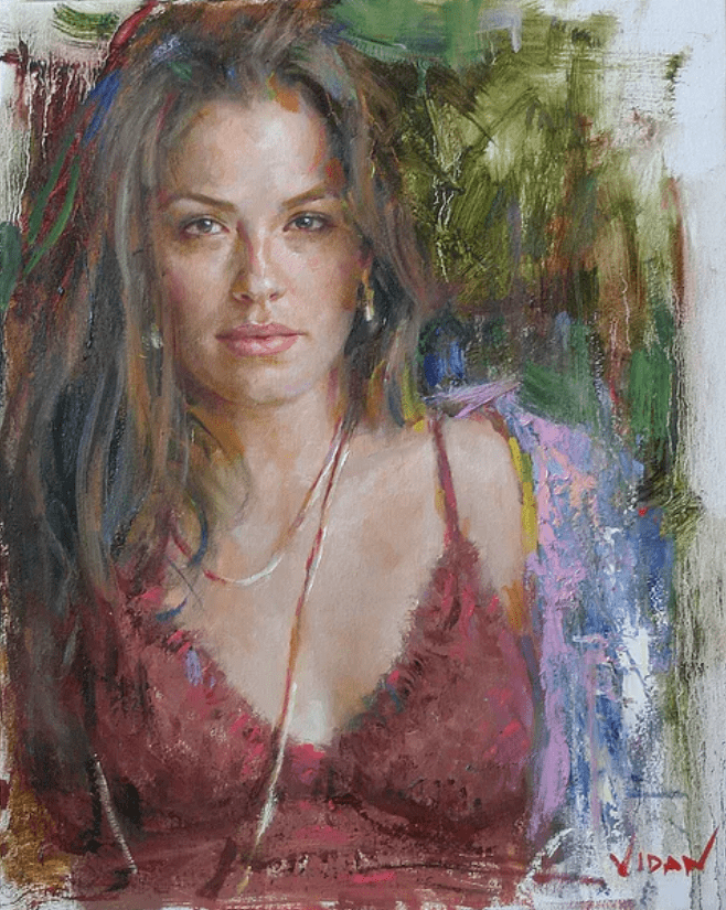 意大利艺术家维丹写实和写意相结合的人体油画美得如此动人