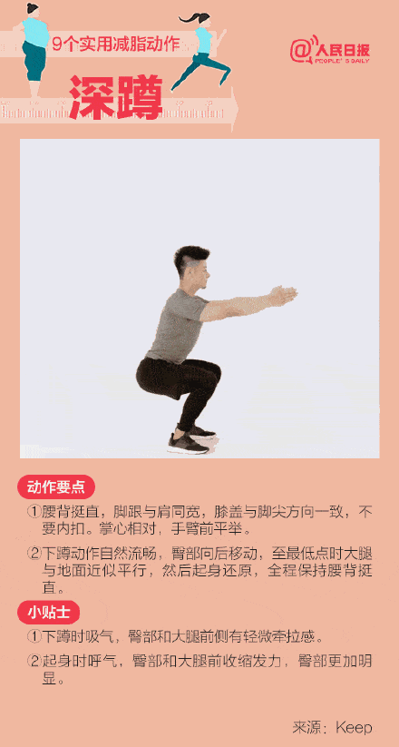 功能|转存！9个实用减脂动作帮你瘦下来
