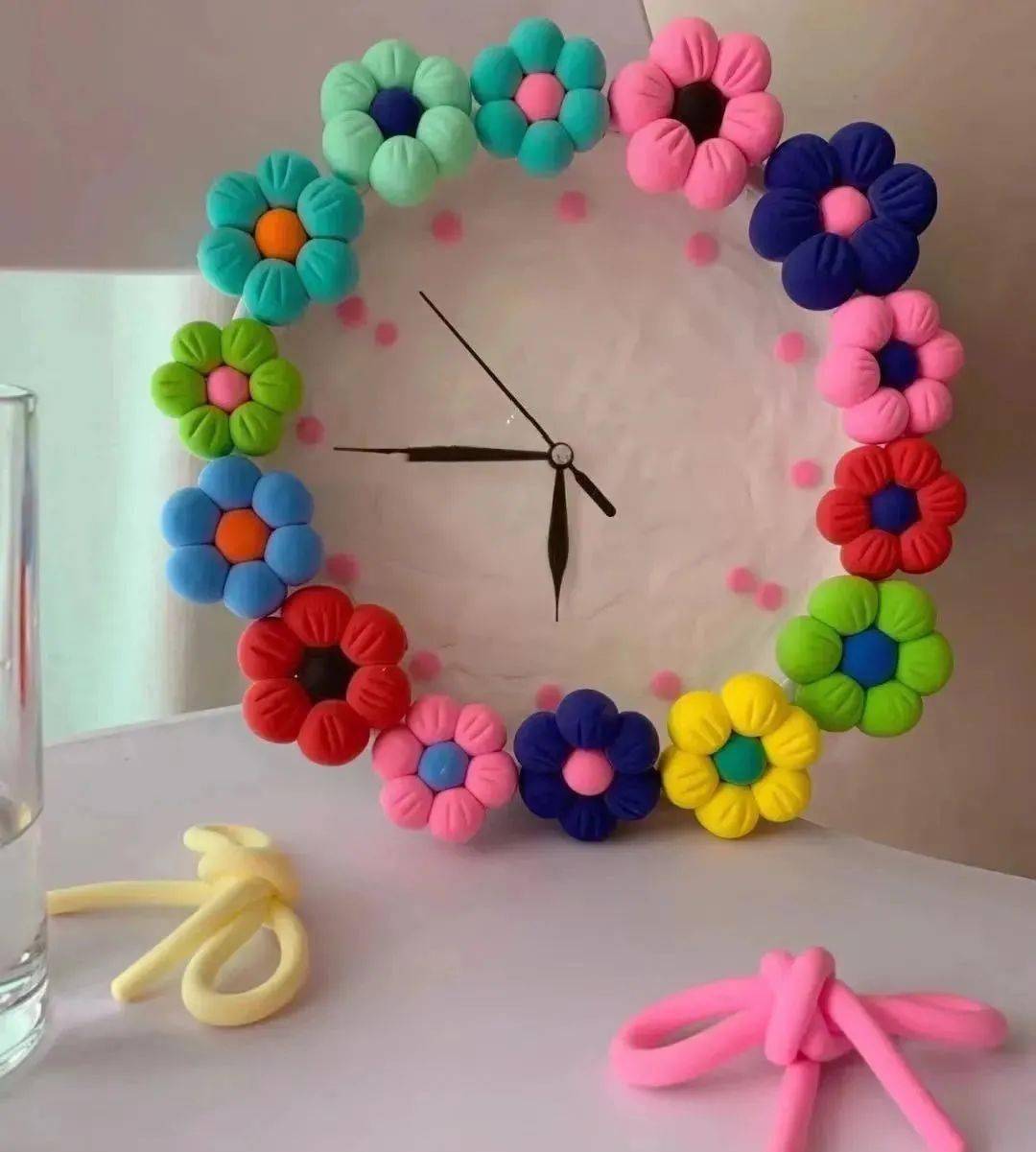 粘土时钟 创意手作