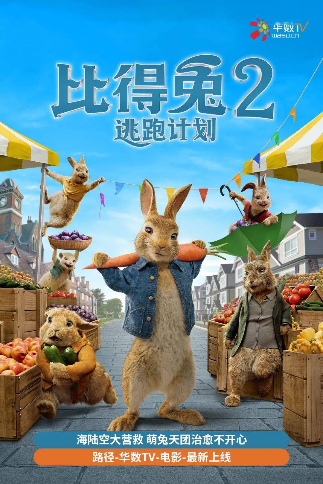 兔界顶流比得兔2来啦萌兔天团拯救不开心