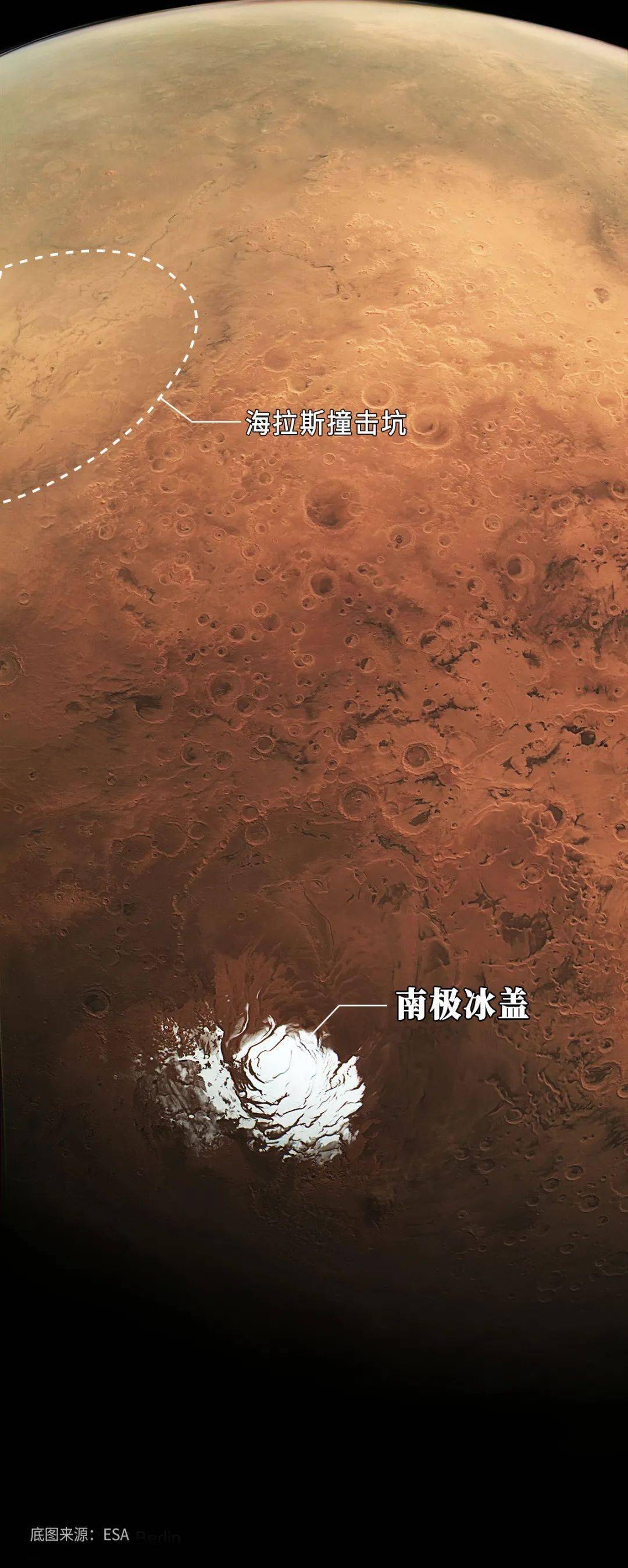 在地球寻找火星高清大图