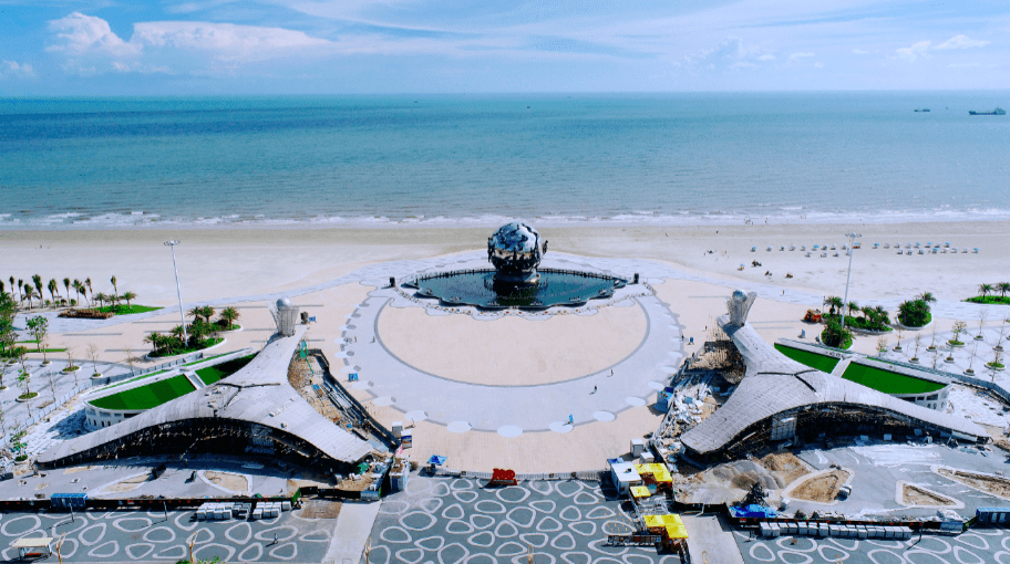 北海银滩大门口图片图片