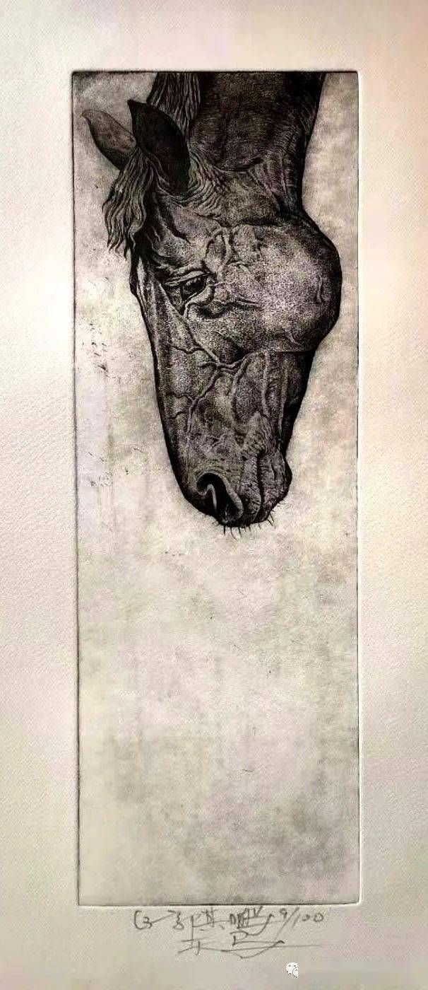 铜版画作品展示