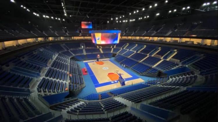 快来瞧瞧四川男篮晒新主场金强国际赛事中心场馆图