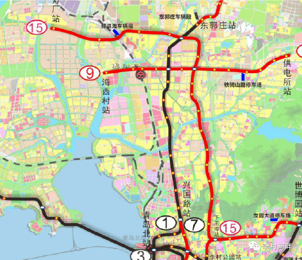 8号线支线10个站点线路图公布,途经胶州