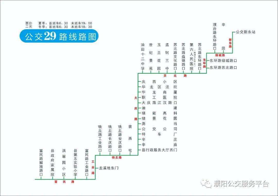 建议收藏濮阳公交最新线路图总览2021年9月版