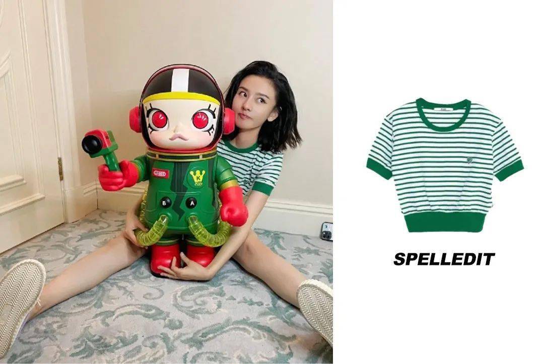 条纹|如果40年前就有时尚博主，她一定能火！