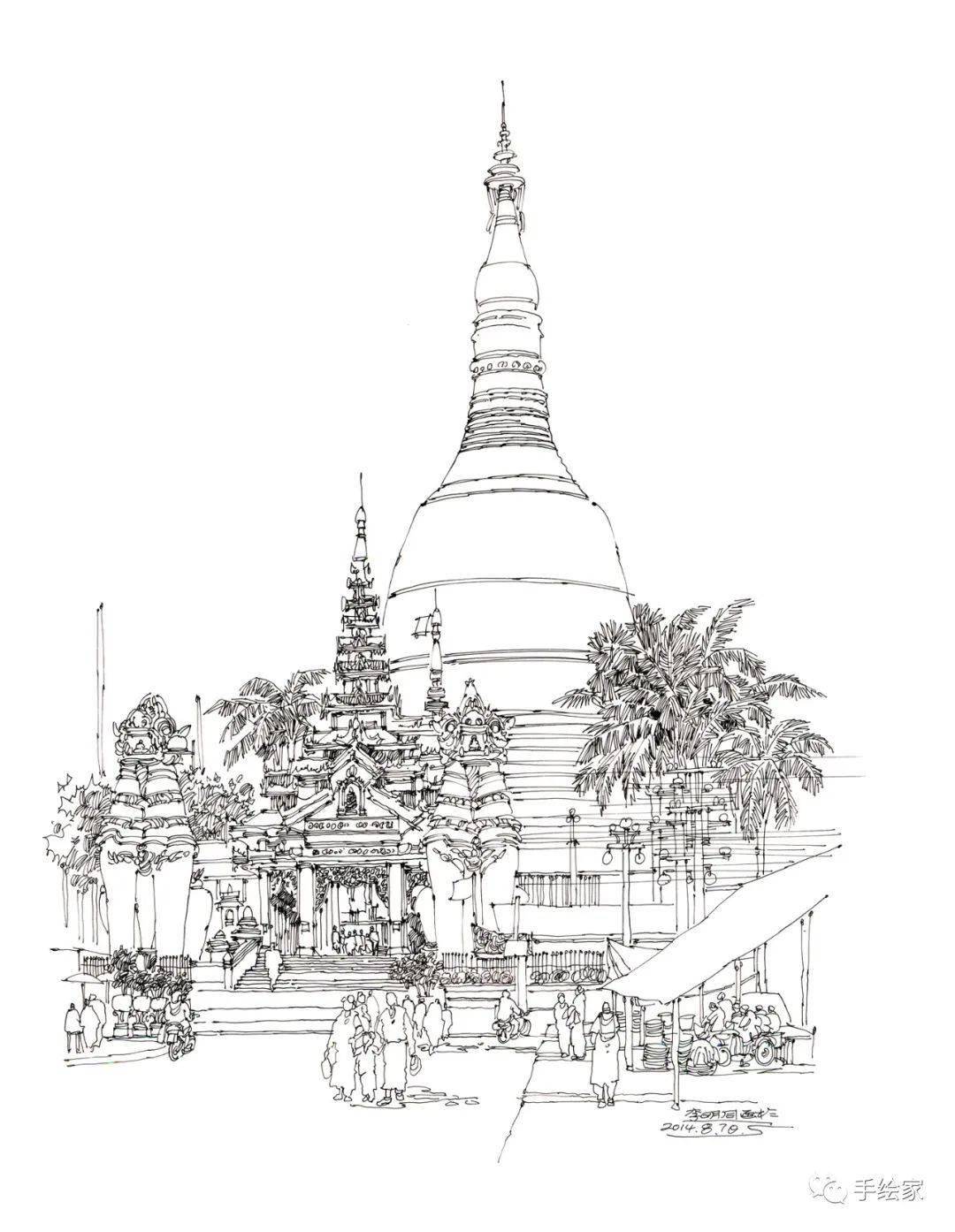 缅甸·仰光青年旅社当自然成为艺术――――读李明同的建筑风景写生有