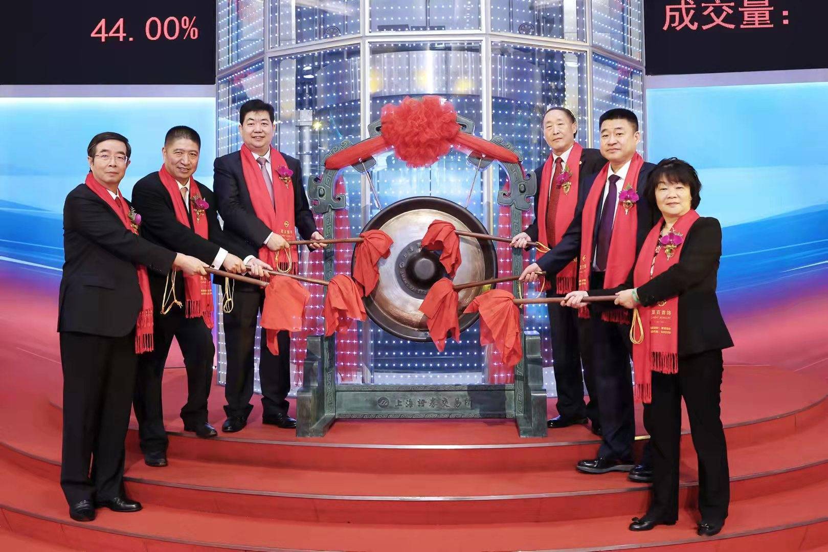 股份有限公司正式在上海证券交易所主板上市交易,股票简称"菜百股份"