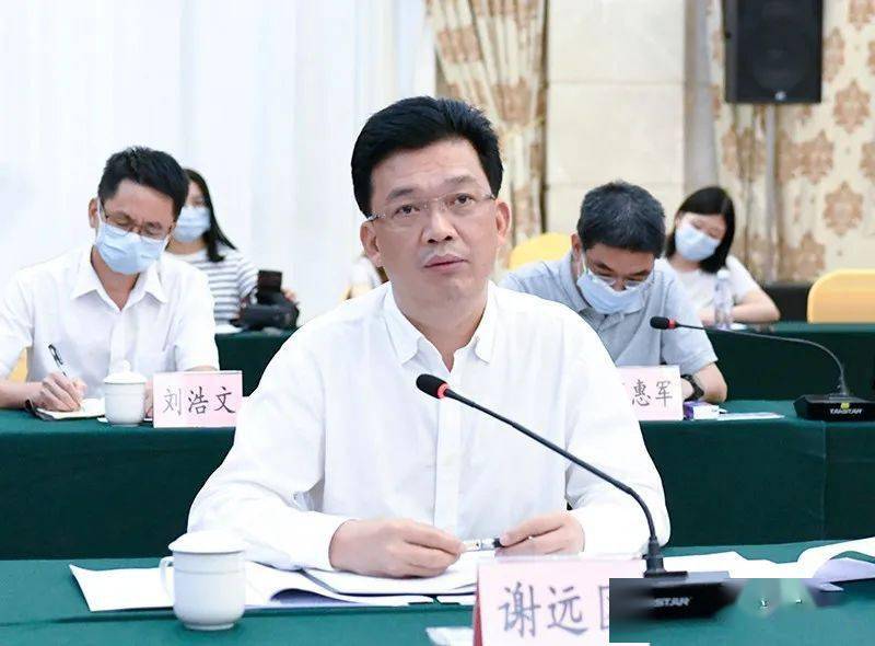 会上,就如何进一步推进东西部协作工作,谢远区表示