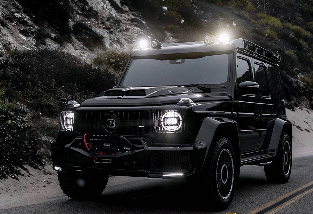 重度改装版奔驰g酷黑外观522千引擎预售355万真霸气