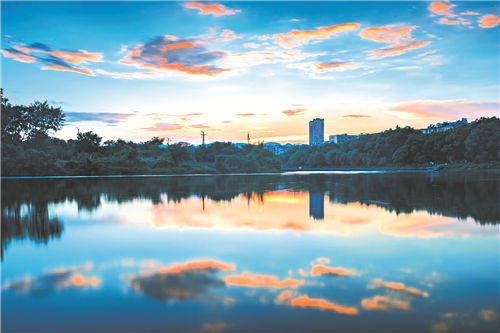 图片新闻东安紫水河畔风景美不胜收