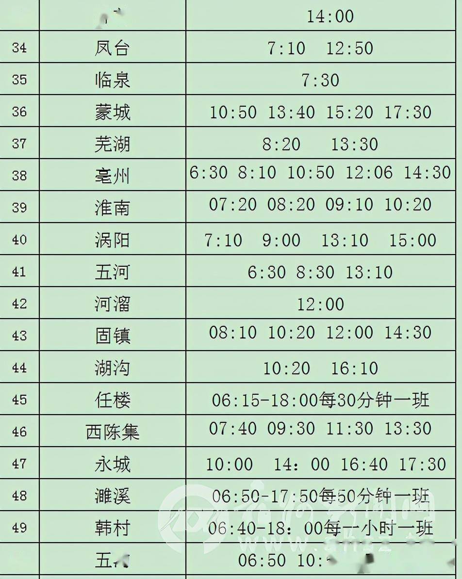 汽车时刻表 客运站图片