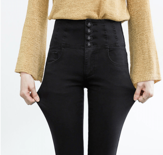 肚脐眼|大长腿小蛮腰小翘臀一穿就有！秋天不能错过的心动牛仔裤在这！