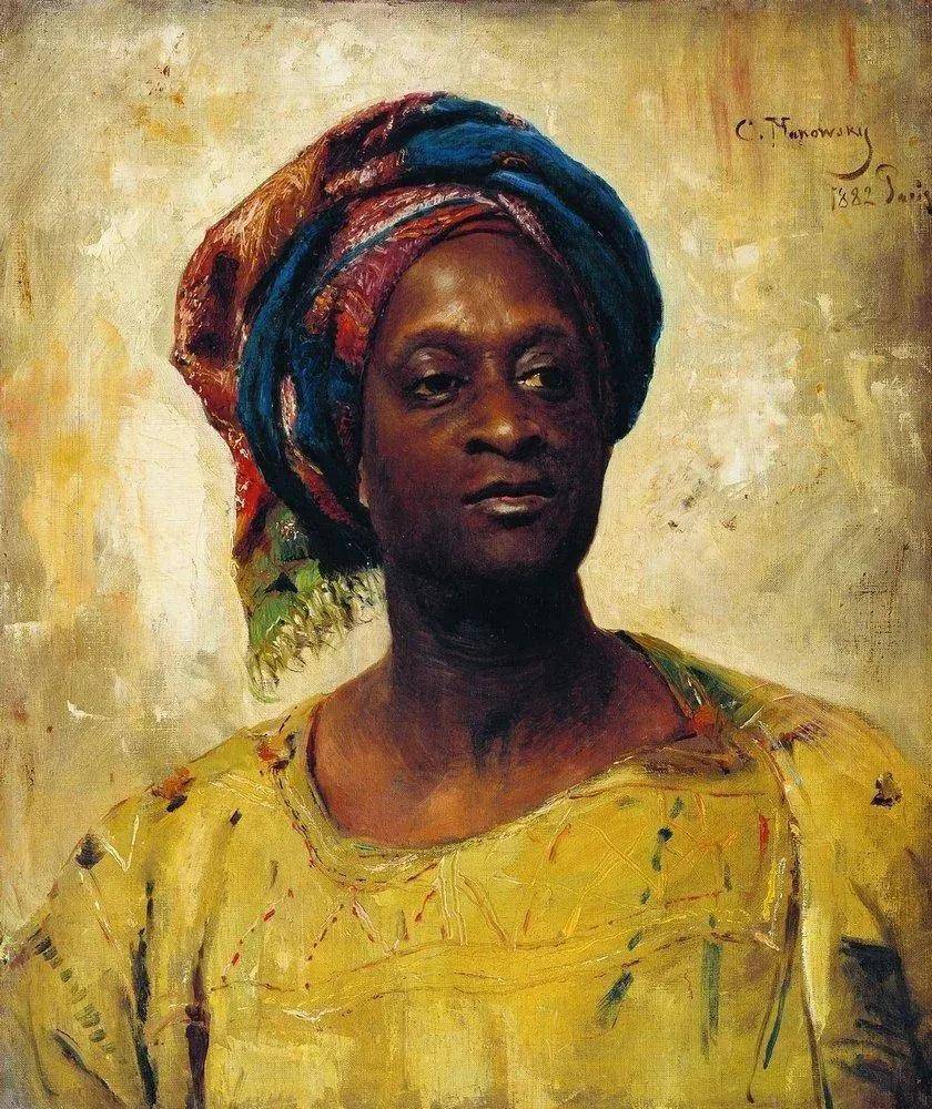 俄罗斯艺术大师的男人肖像油画气场十足