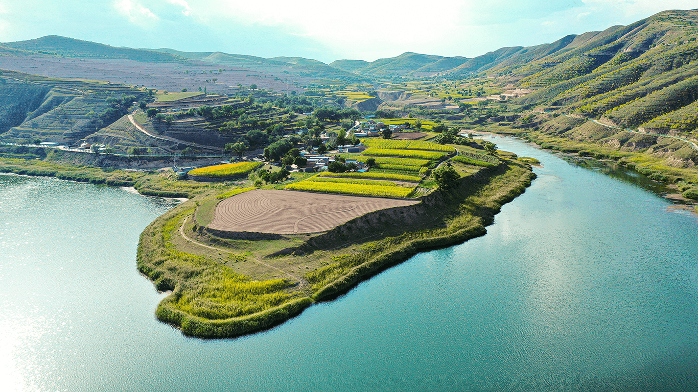 组图| 秋日震湖_宁夏