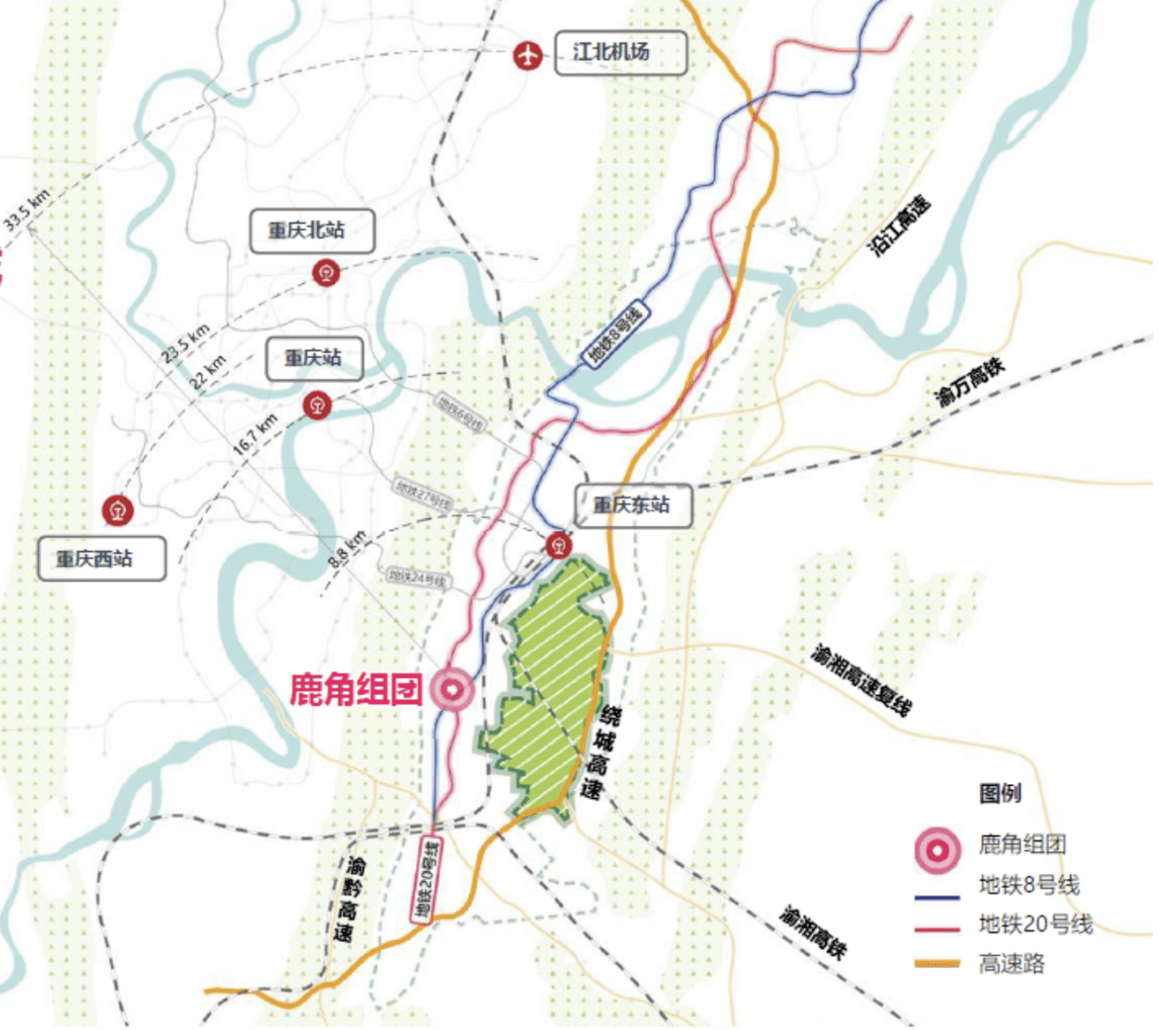 重庆巴南区鹿角规划图图片