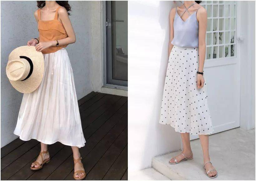 夏天|吊带×半身裙，性感有女人味