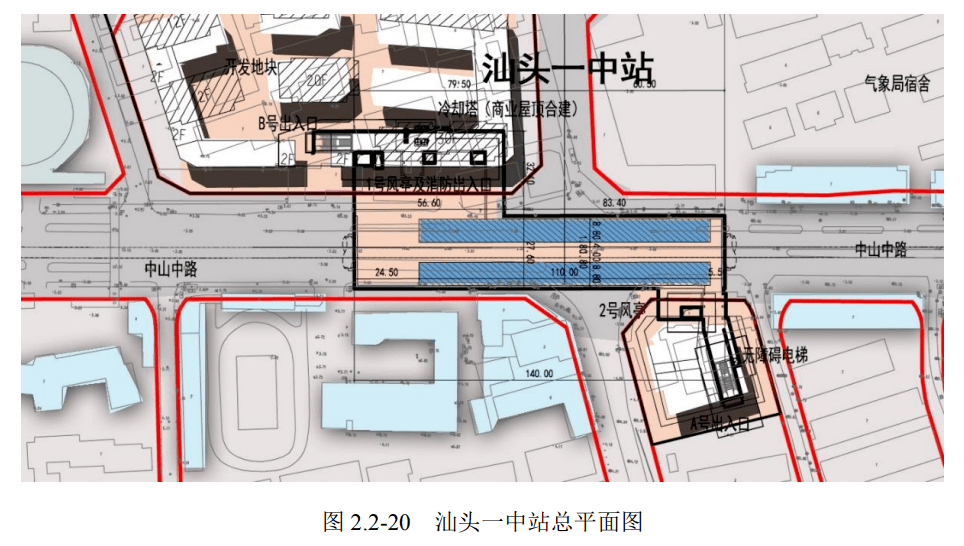 粵東城軌汕頭段各站點的詳細規劃信息出爐含具體位置出入口設置運營