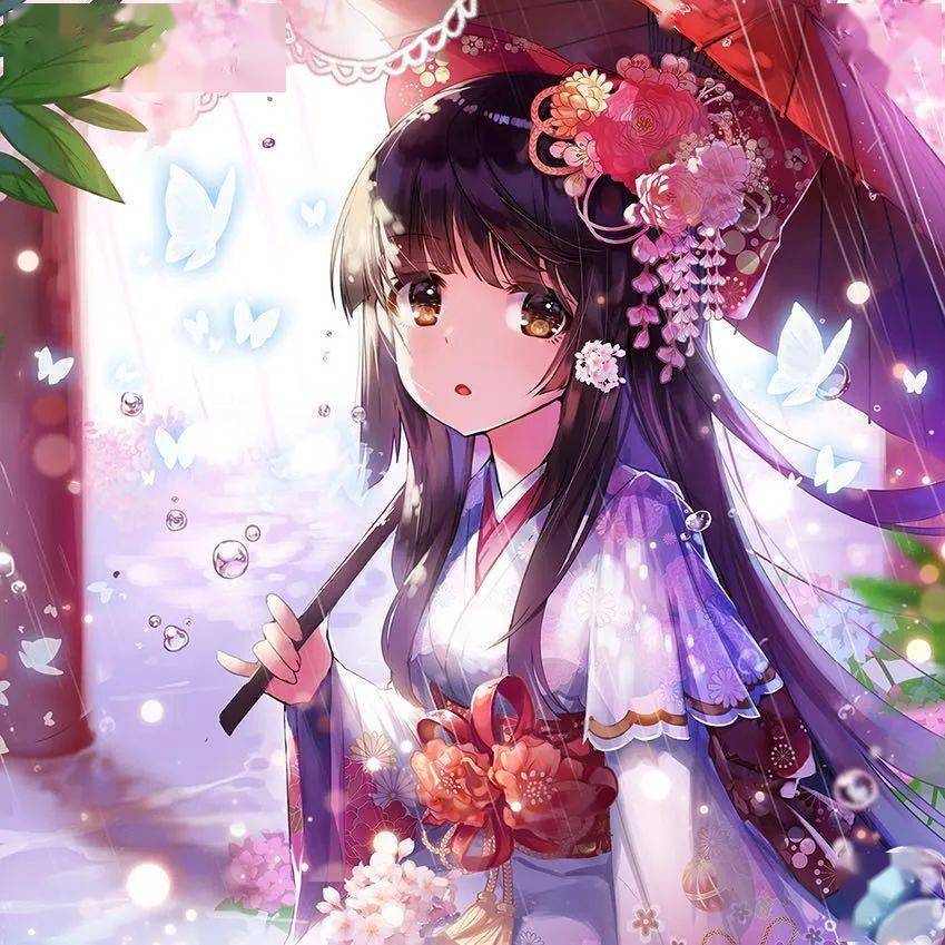 一批超高清好看的动漫女生头像！