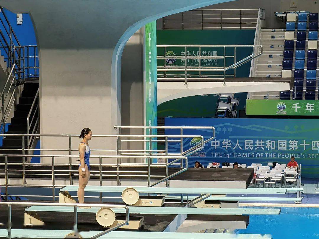 十四运广西水上项目首牌黄小惠力夺全运会女子3米跳板铜牌