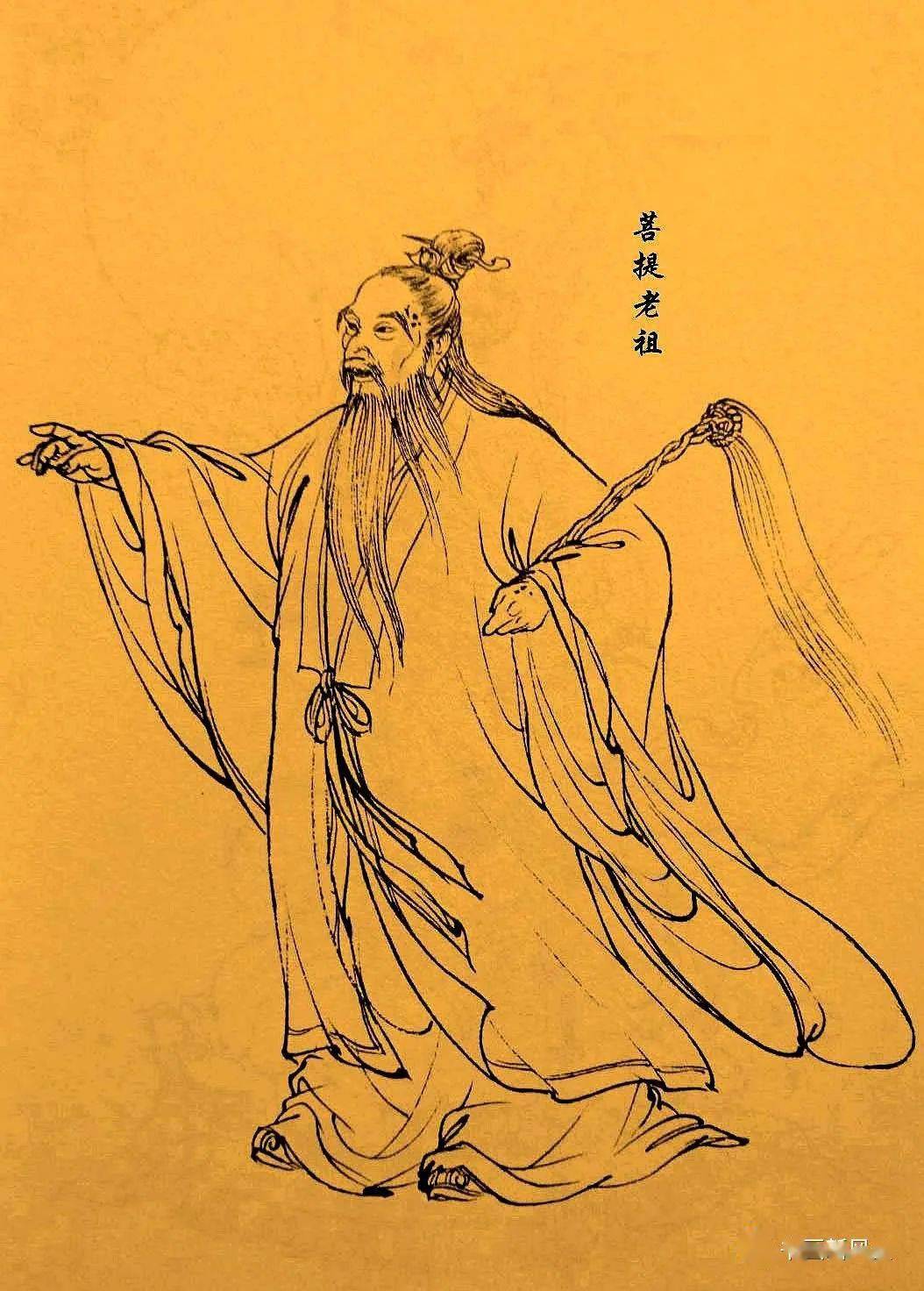 这组白描人物,太值得收藏了!