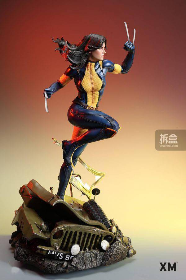 xmstudios14漫威系列x23劳拉金刚狼雕像