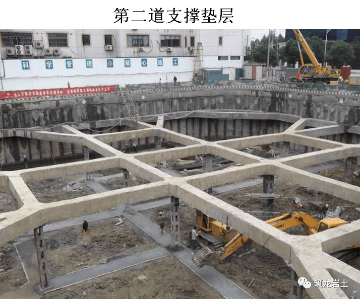 内支撑及压顶梁的施工按钢筋混凝土施工规范施工.b.