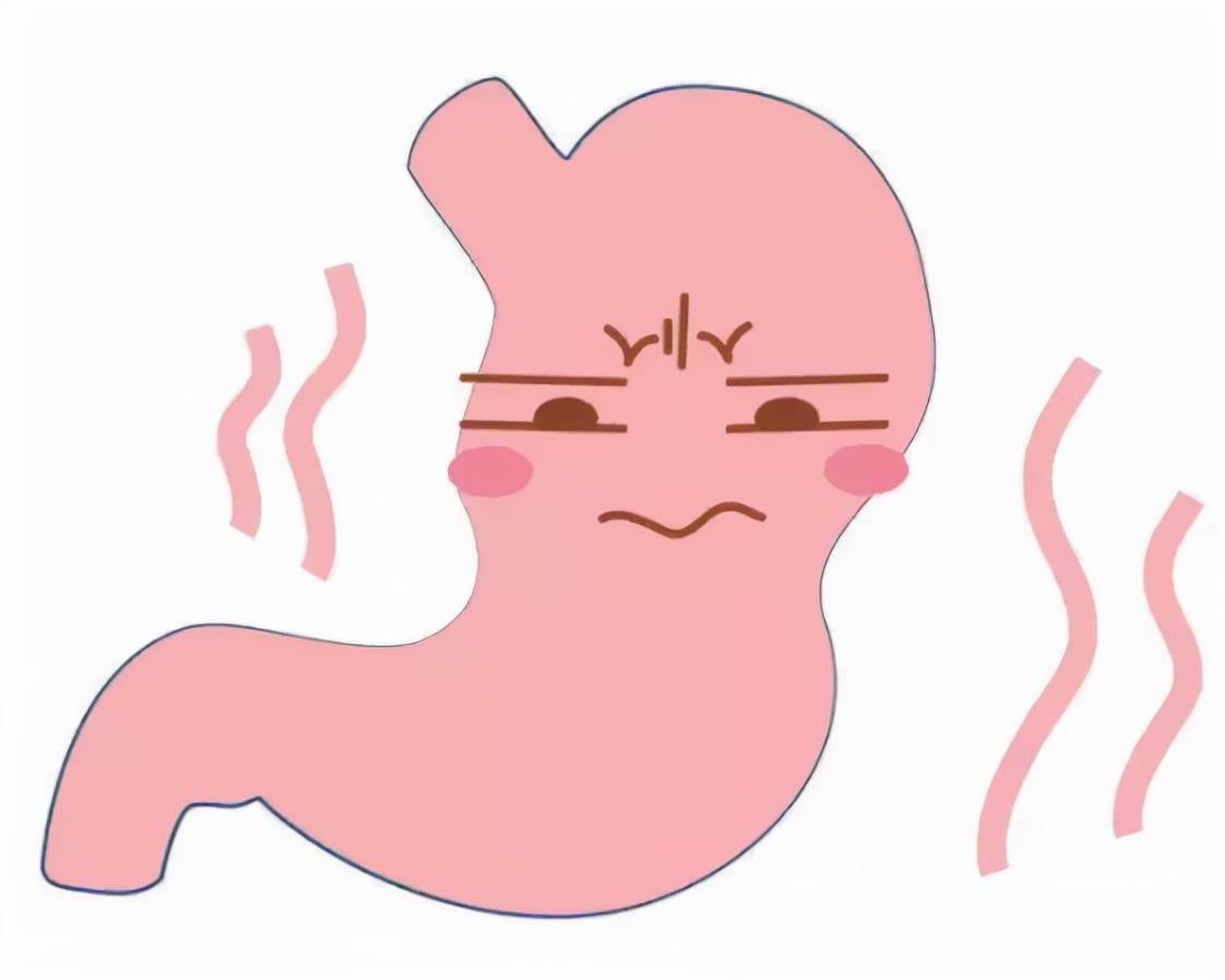 肠胃不舒服的图片卡通图片