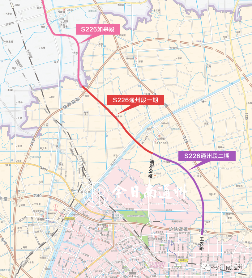 总计约22000平米226省道通州区刘桥段即将拆迁