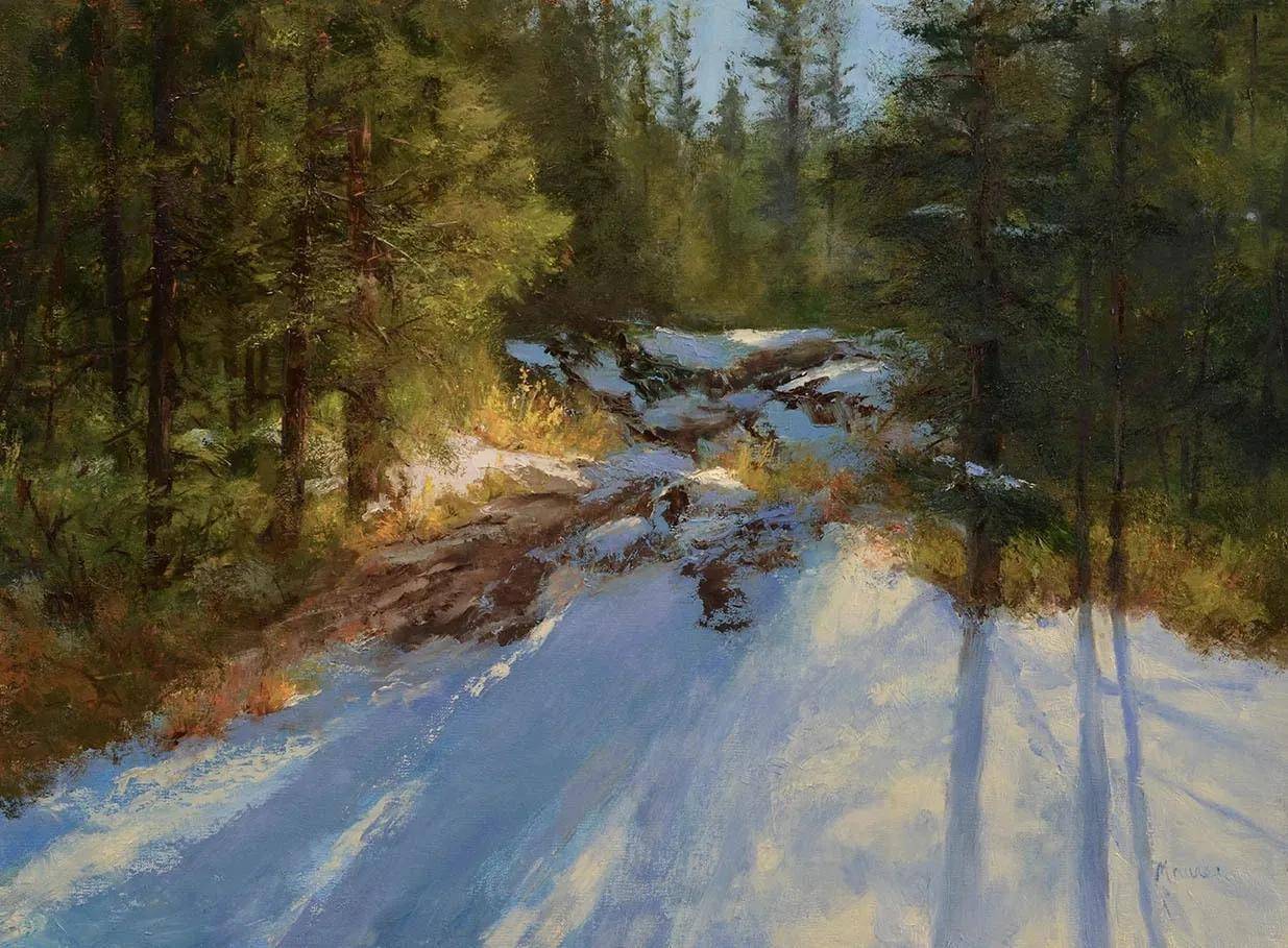 她的风景画具有魔术师的光感