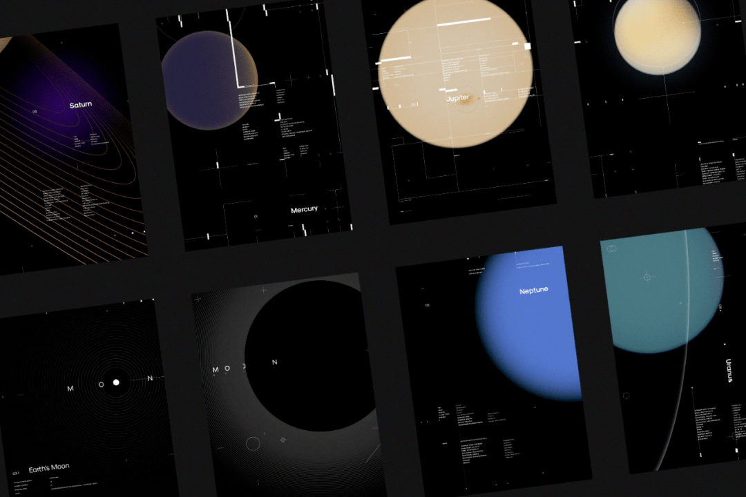 别人将圆形这样子排版设计的