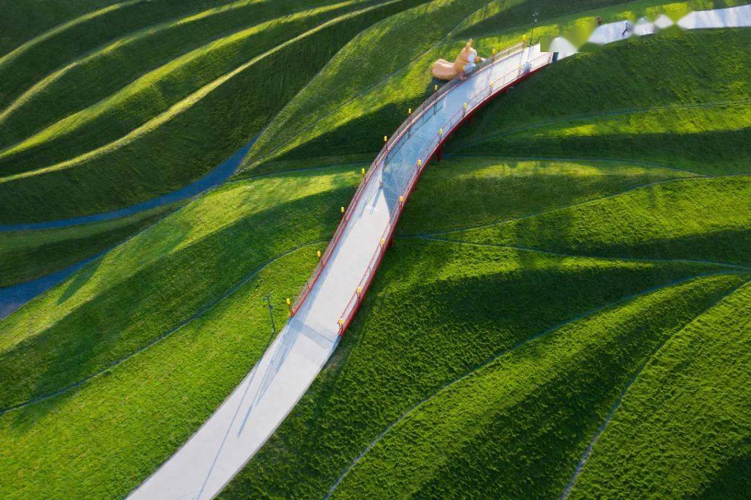 叶形大地艺术长春万科宽城拾光公园