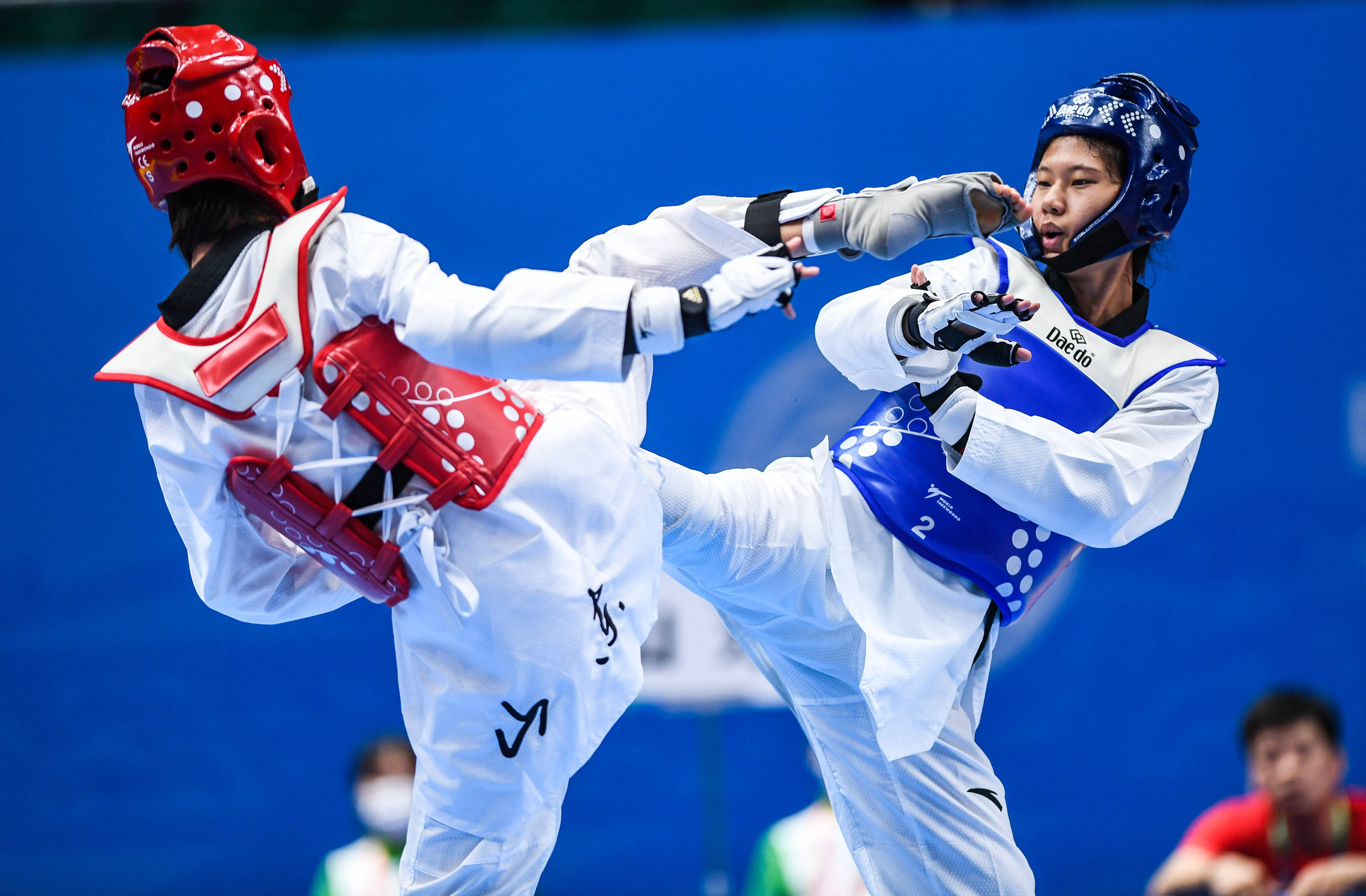 跆拳道——女子49公斤级决赛:左菊获金牌