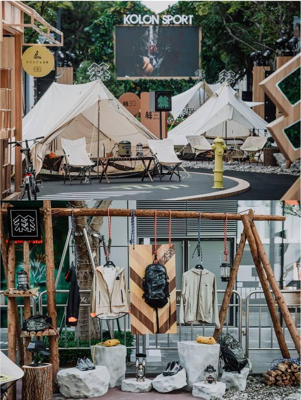顾珊珊KOLON SPORT“可隆美好露营节”携手品牌代言人刘诗诗